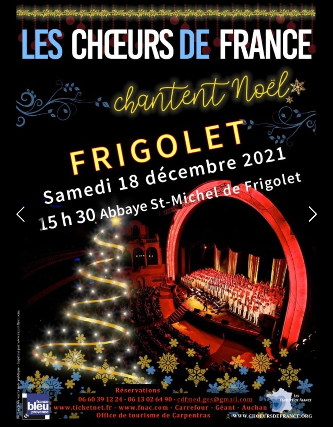 L'affiche pour Frigolet